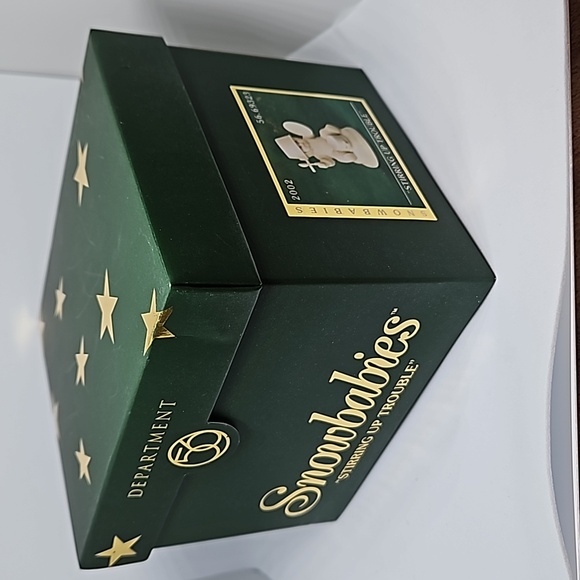 Dept 56 Snowbabies 2002 Stirring Up Trouble 56.69323 Winter Wonderland Christmas - Picture 9 of 11